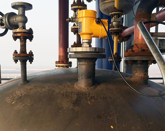 大連西太平洋石化催化劑料位監(jiān)測(cè)